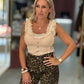 Top curto com renda (+ cores)