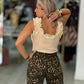 Top curto com renda (+ cores)
