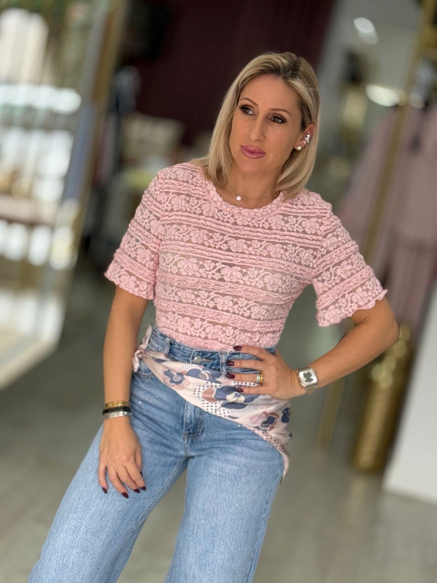 Camisola em renda (+ cores)