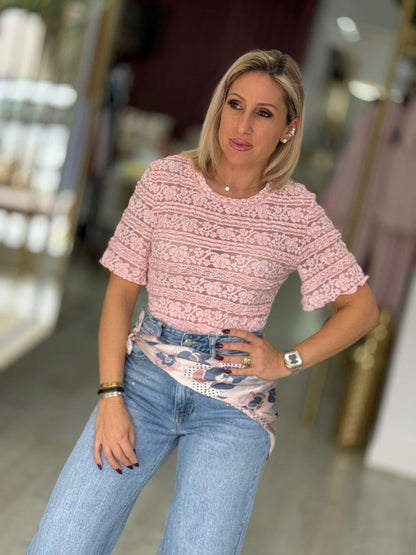 Camisola em renda (+ cores)