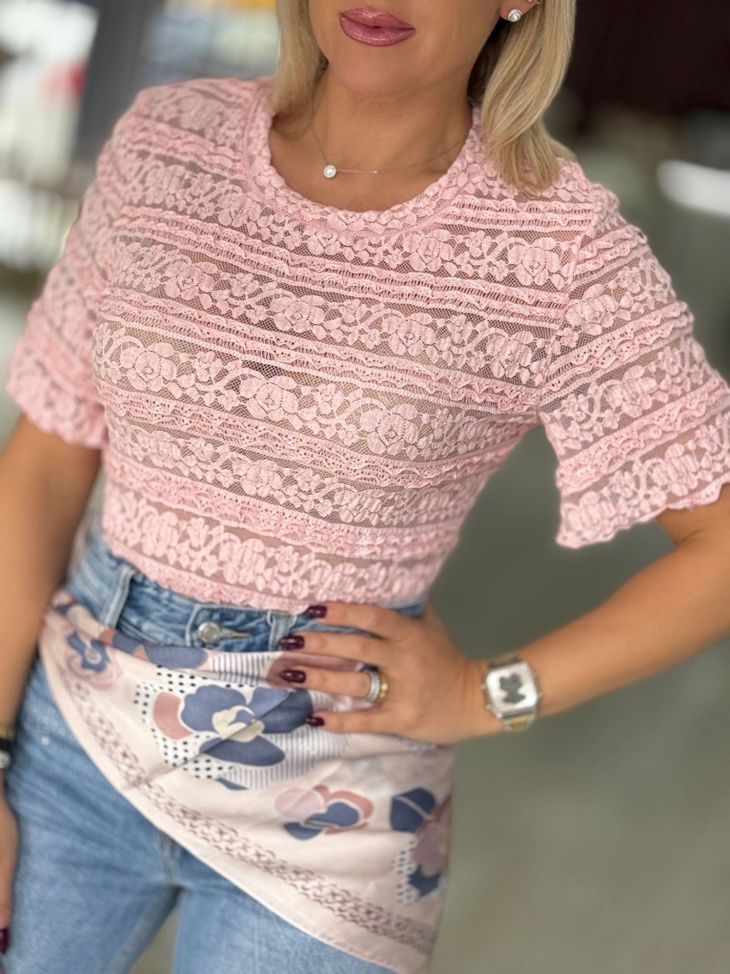 Camisola em renda (+ cores)