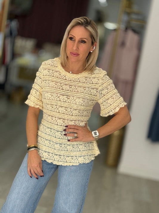 Camisola em renda (+ cores)