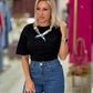 T-shirt com lenço