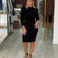 Vestido de malha com botões (+ cores)