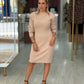 Vestido de malha com botões (+ cores)