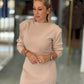Vestido de malha com botões (+ cores)