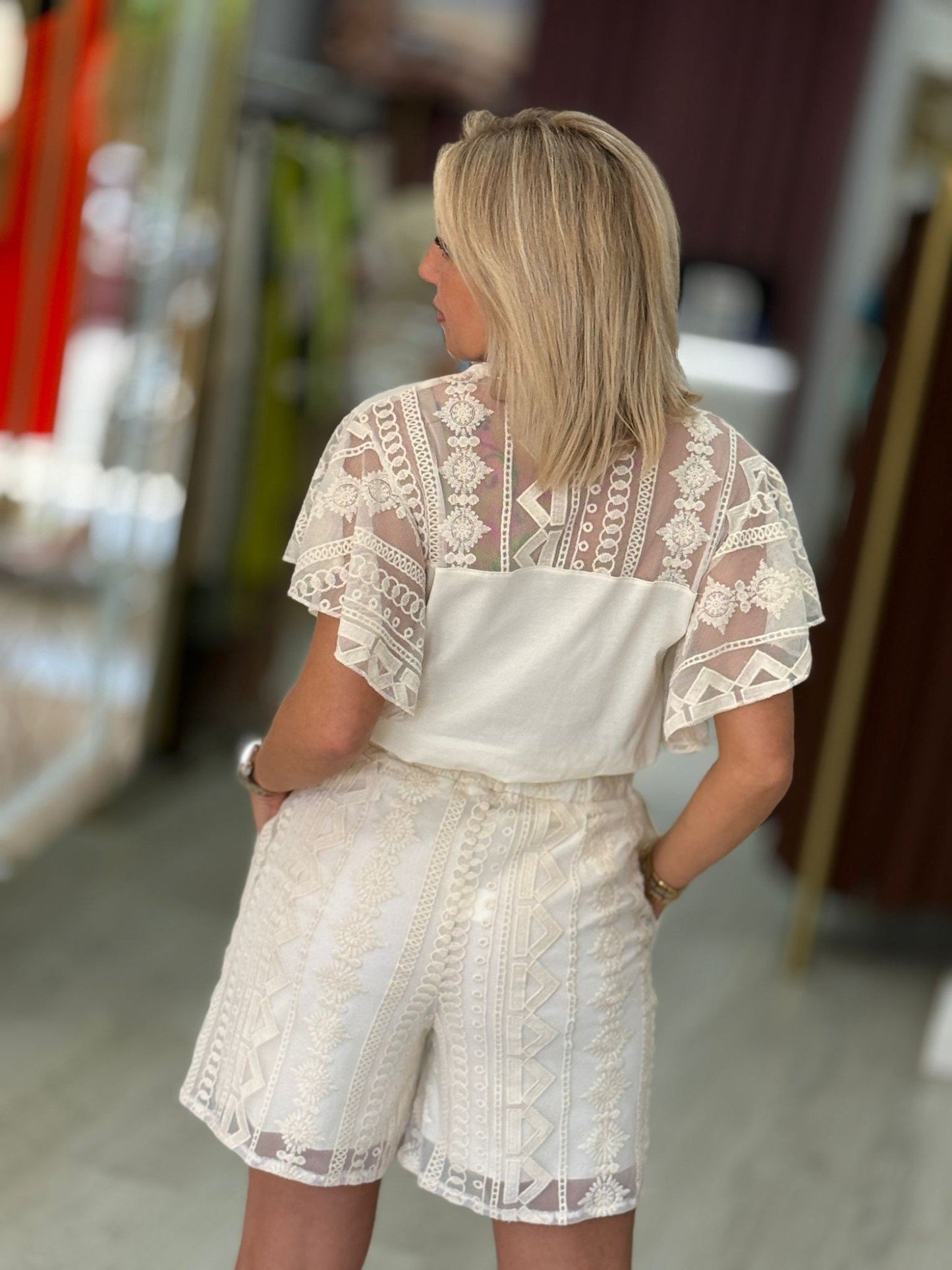 T-shirt renda