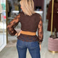 Camisola renda com folhos (+ cores)