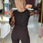 Camisola renda com folhos (+ cores)