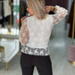 Camisola renda com folhos (+ cores)
