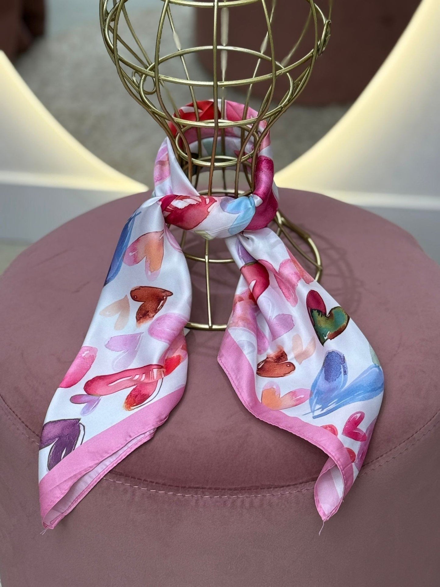 Lenço corações (+ cores)