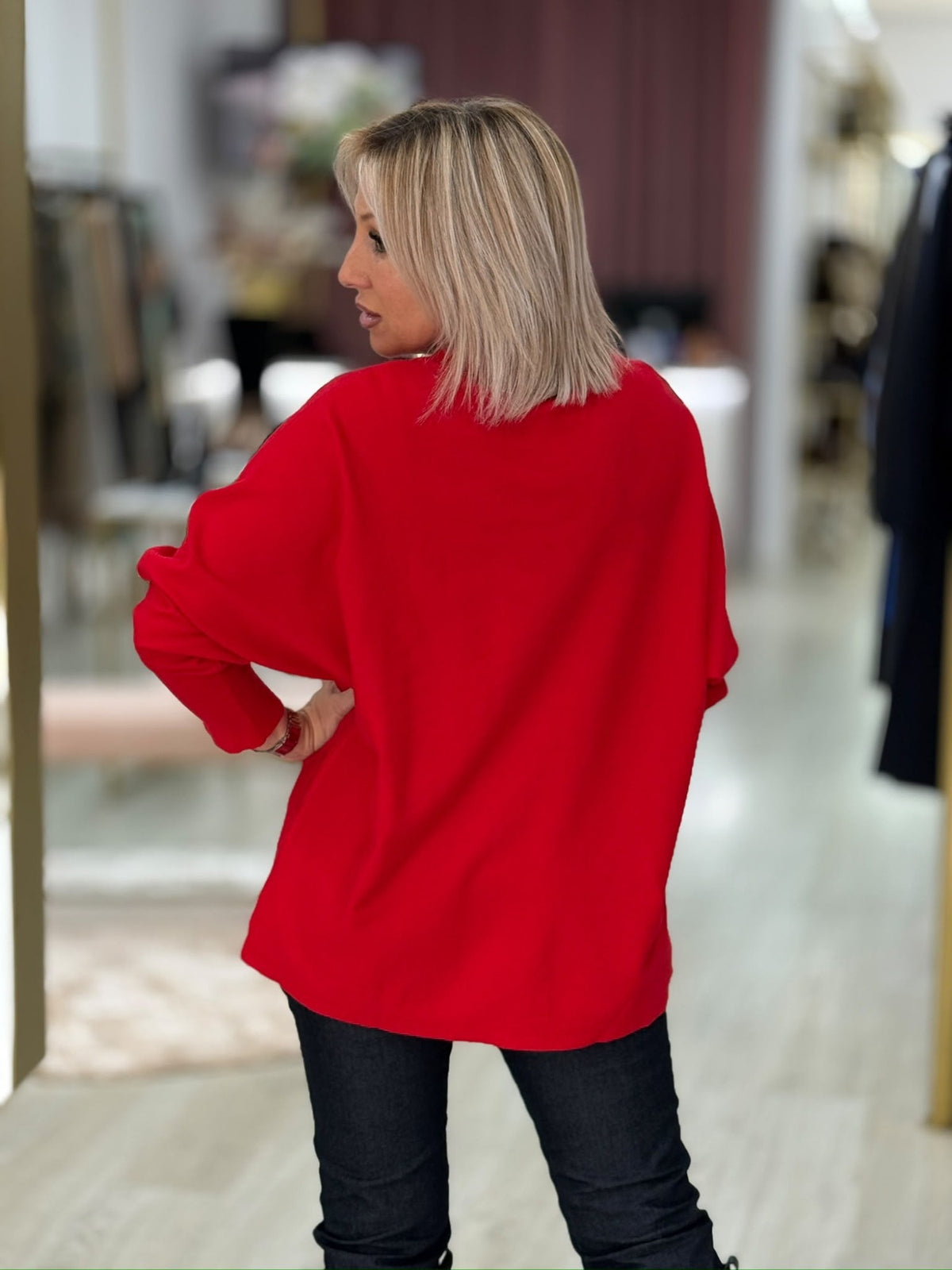 Camisola de Malha Decote em V