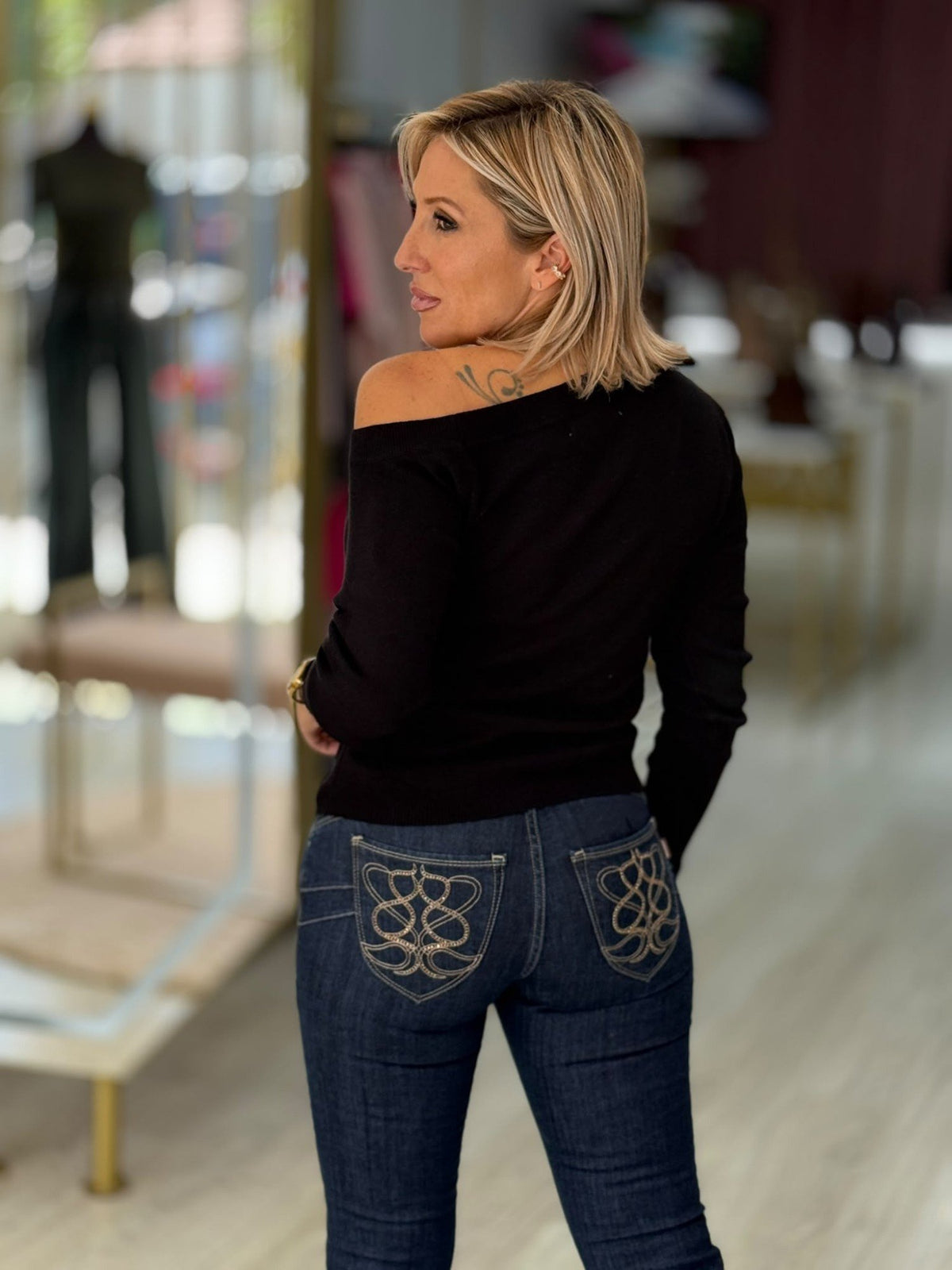 Camisola de Malha Assimétrica (+ cores)