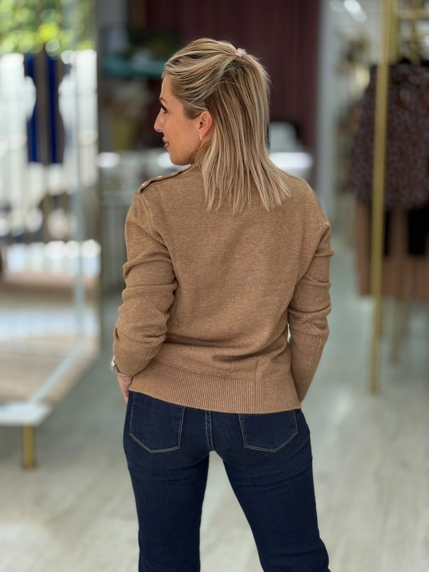 Camisola de Malha com Botões (+ cores)