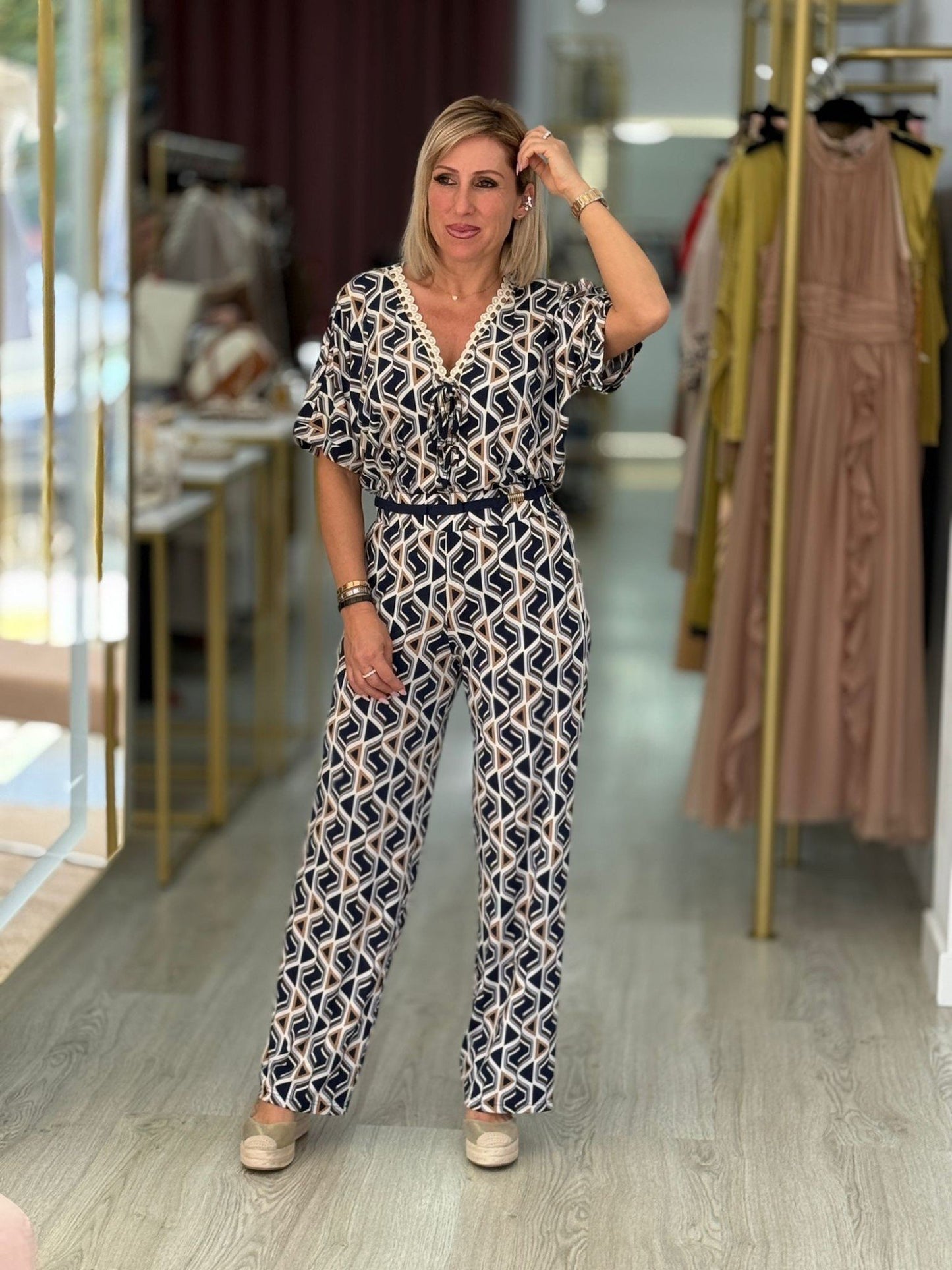Túnica estampada