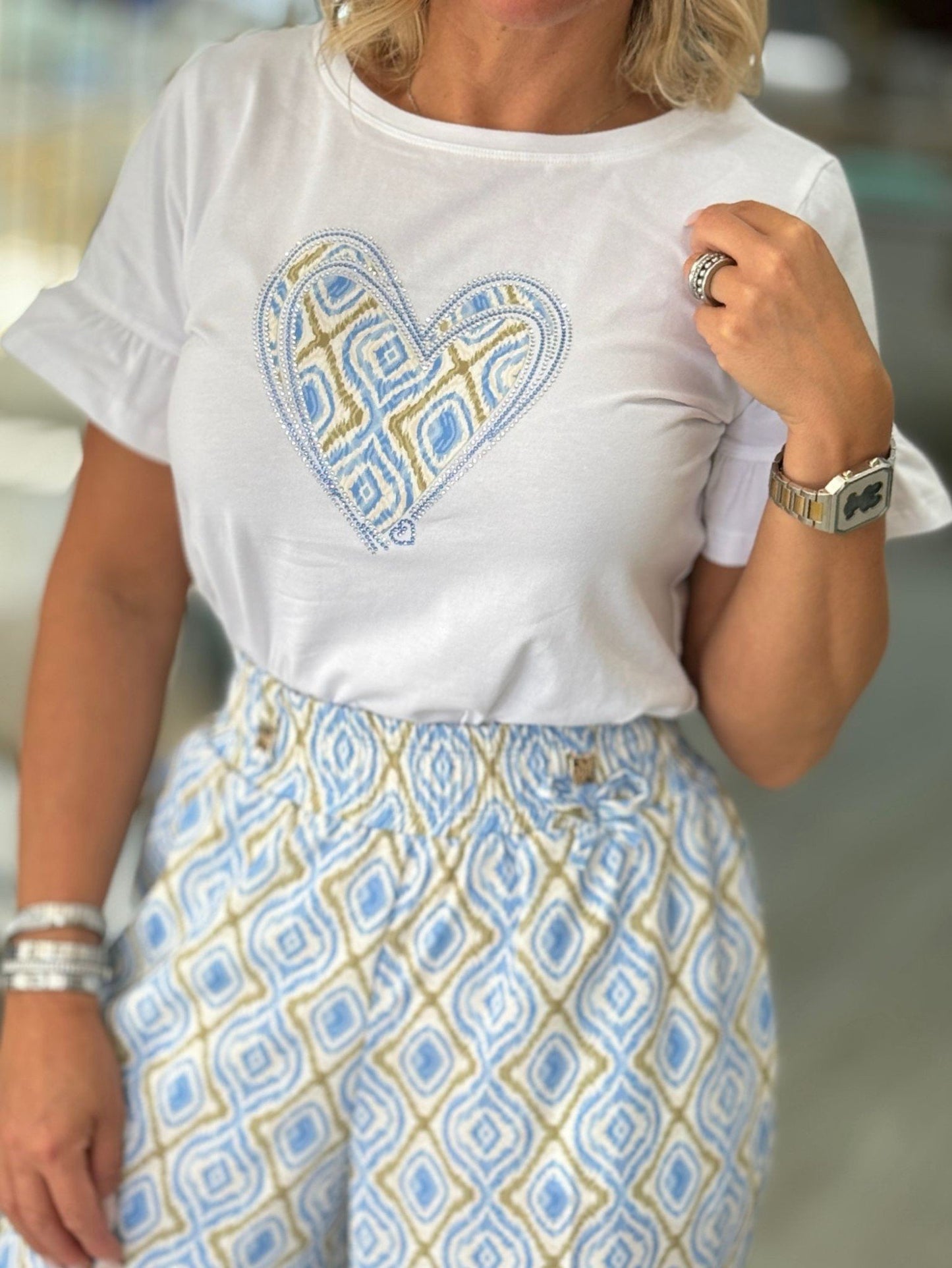 T-shirt coração