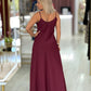 Vestido midi fluido de alças