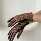 Luvas com estampado animal