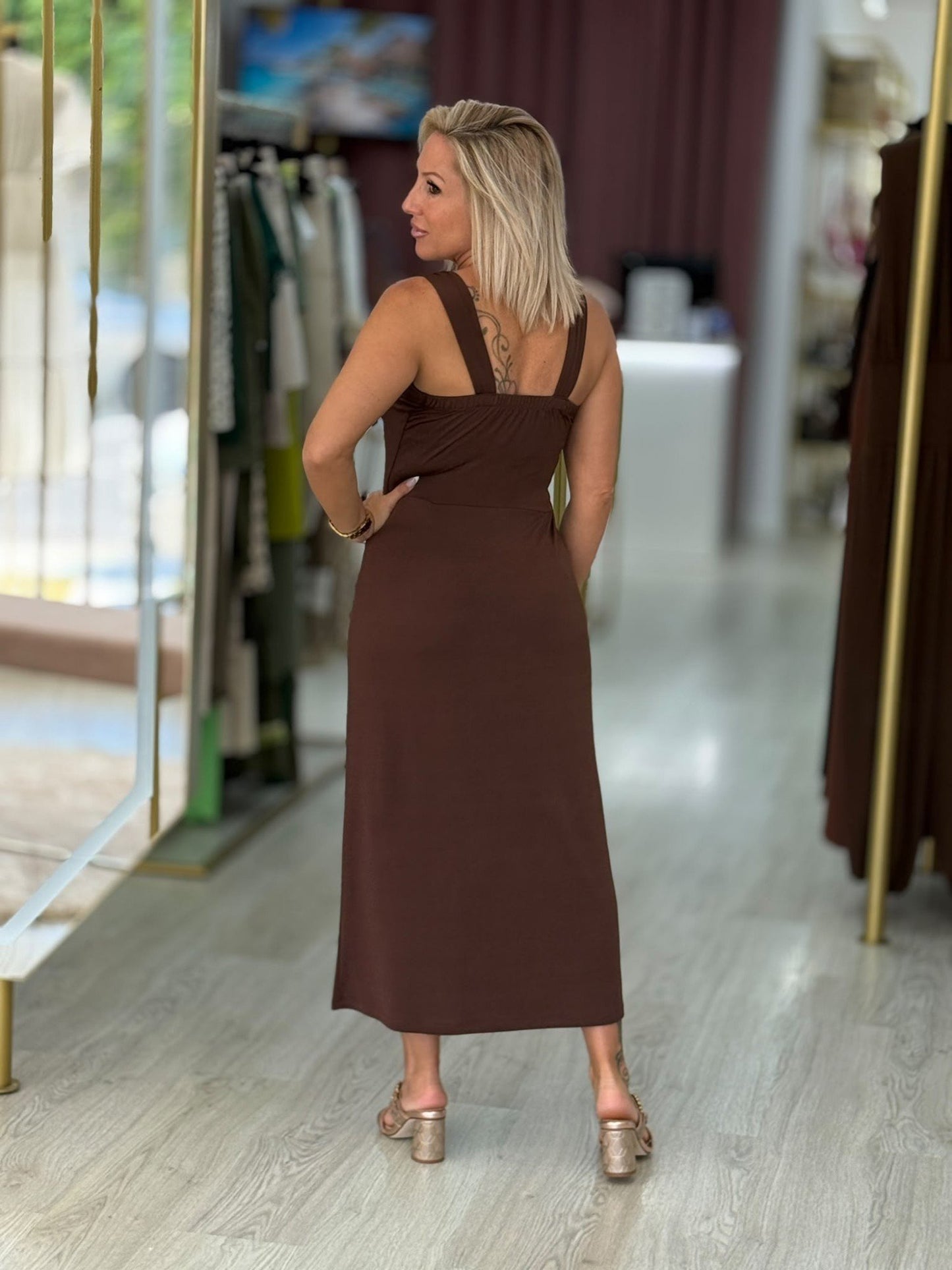 Vestido malha fria