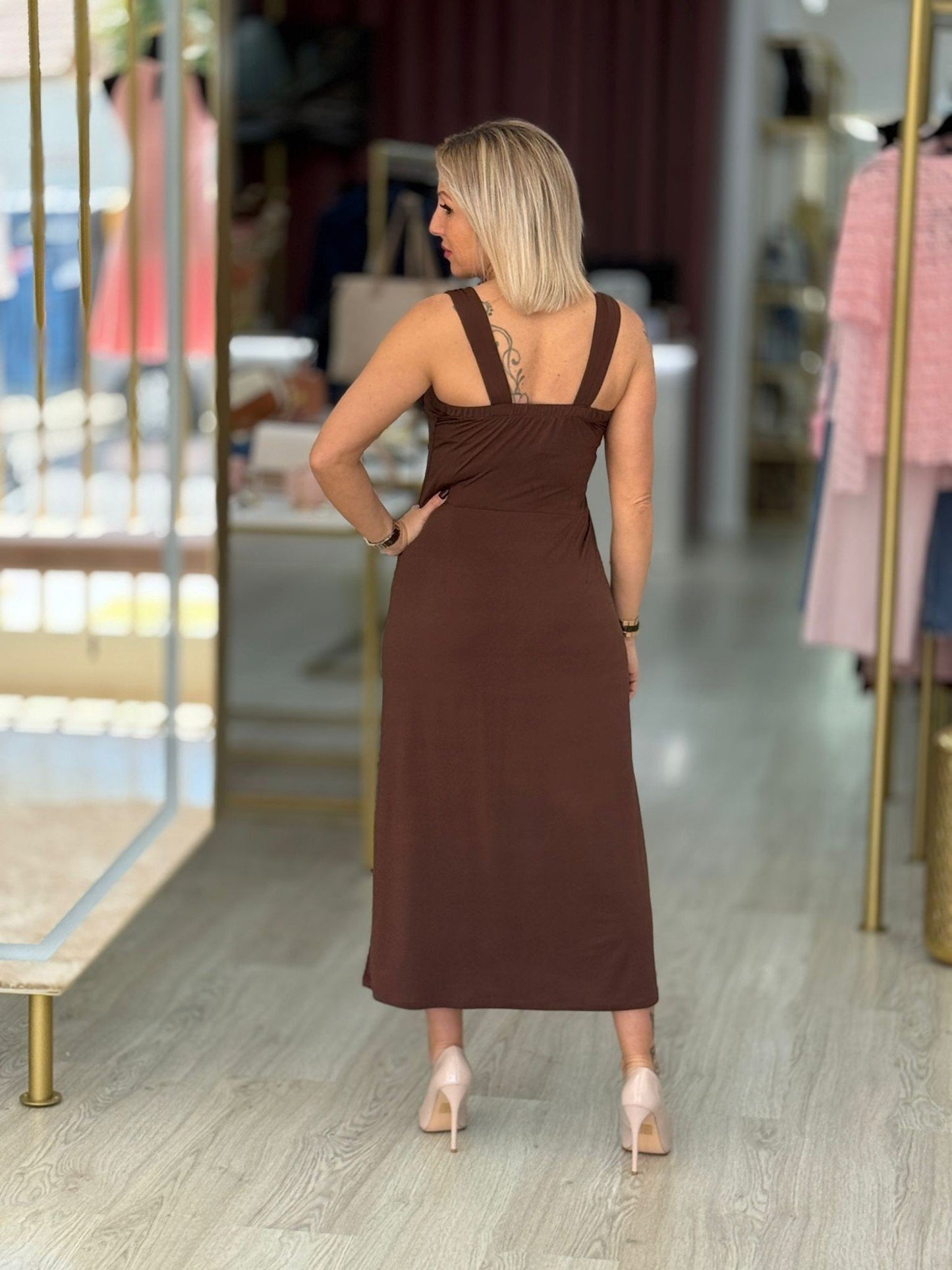 Vestido malha fria