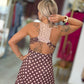 Vestido bolinhas abertura costas (+ cores)
