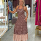 Vestido bolinhas abertura costas (+ cores)