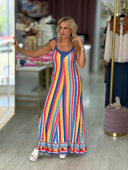 Vestido Riscas