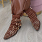 Botins com strass