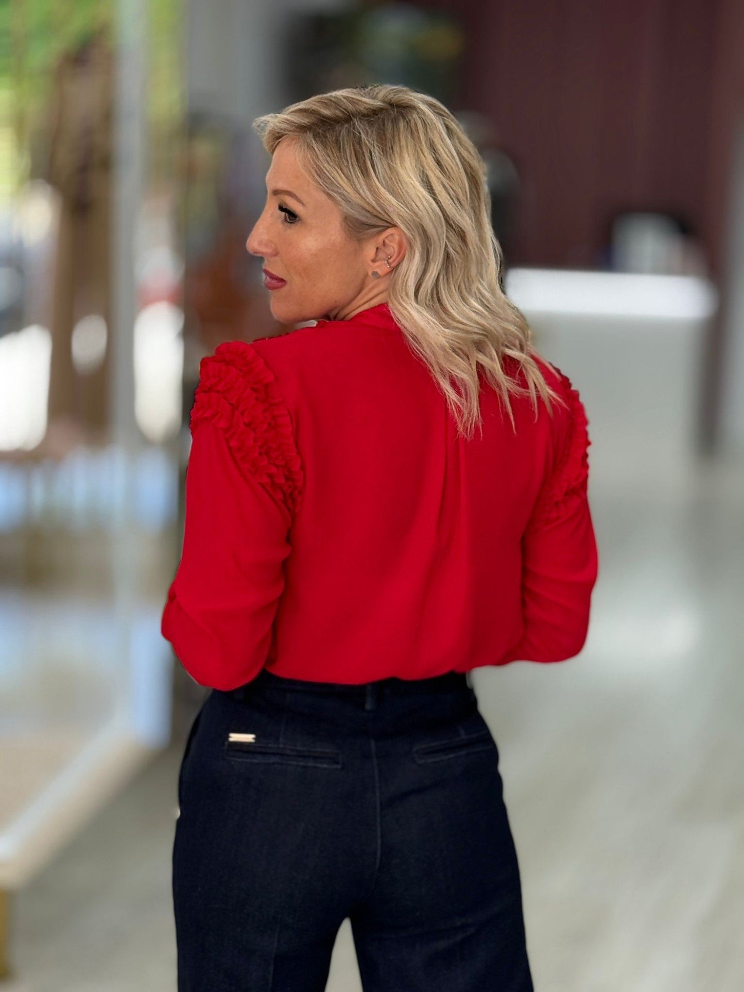 Blusa romântica