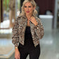 Bomber estampado animal