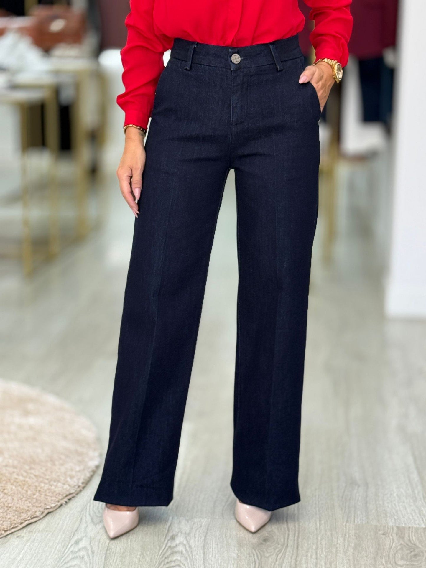 Pantalonas com purpurinas
