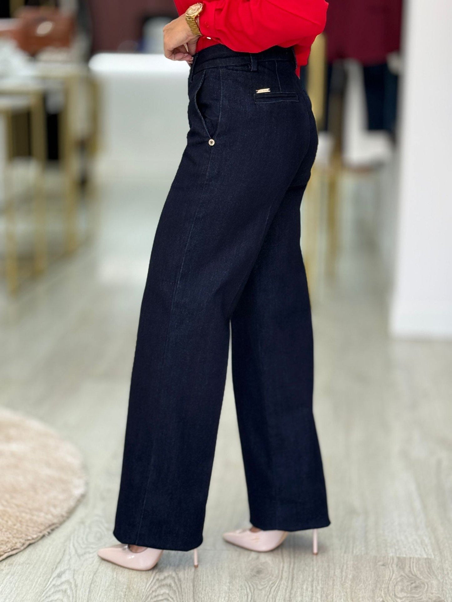 Pantalonas com purpurinas