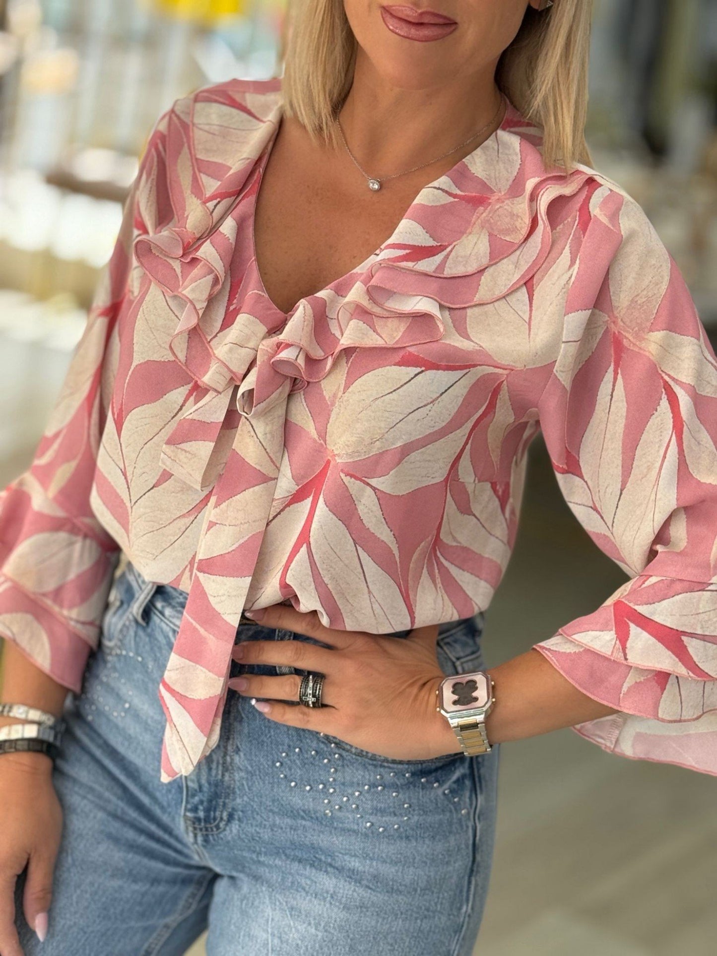 Blusa com folhos (+ cores)