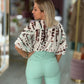Túnica estampada