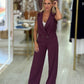 Calça clássica wide leg com detalhe de abertura
