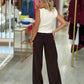 Calça clássica wide leg (+cores)