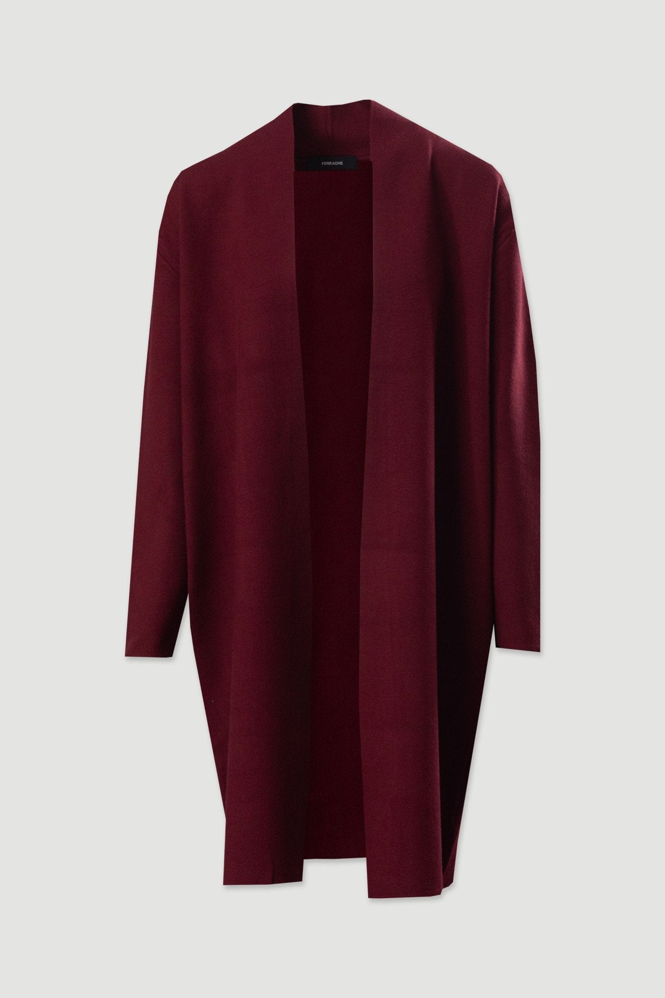 Cardigan comprido em malha