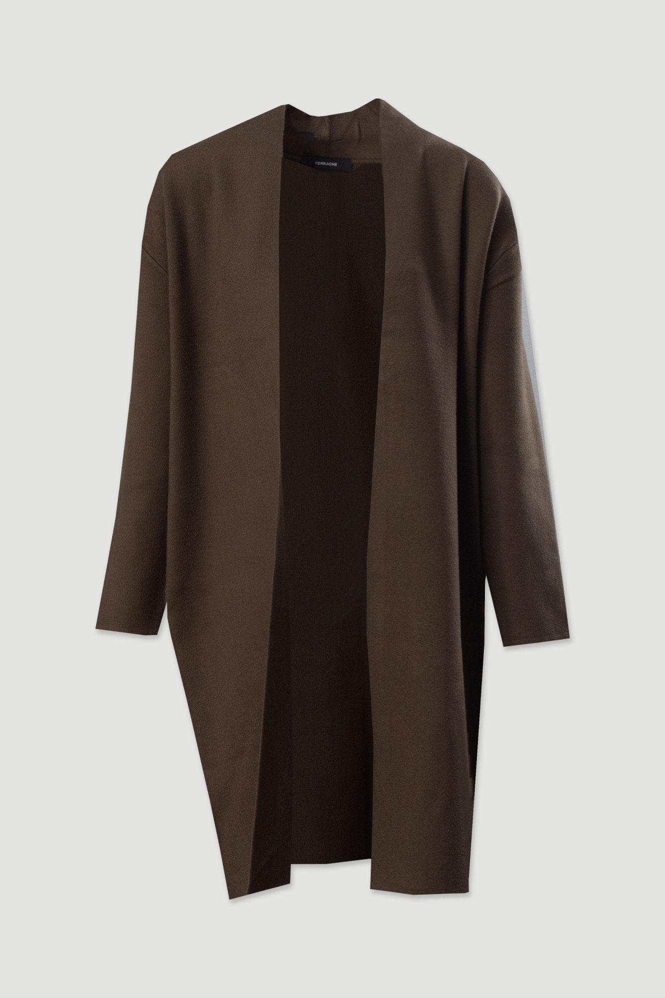 Cardigan comprido em malha