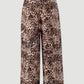 Calça culotte fluida estampada
