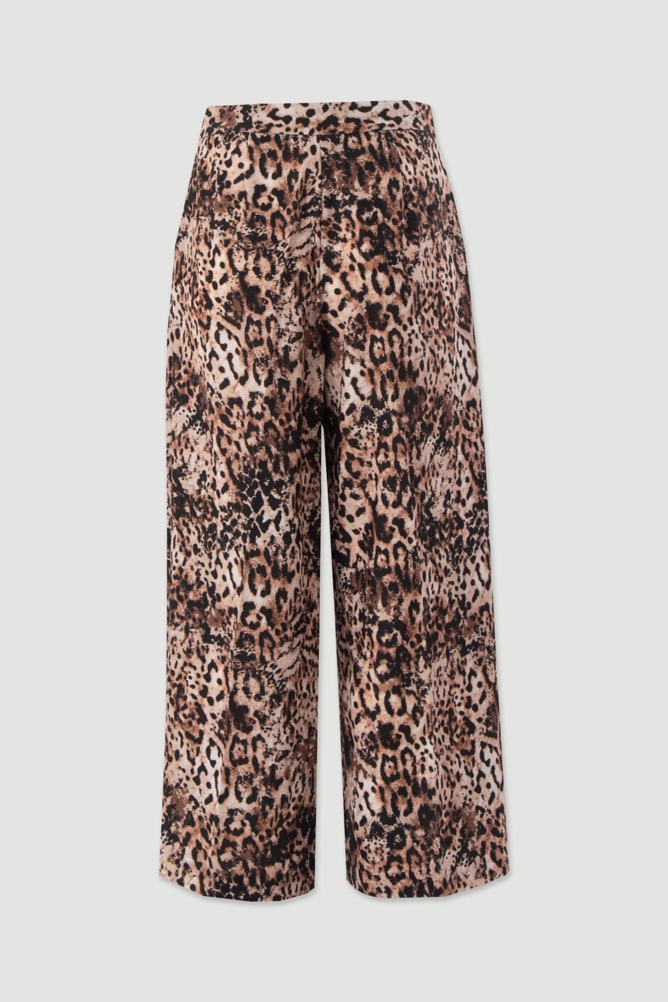 Calça culotte fluida estampada