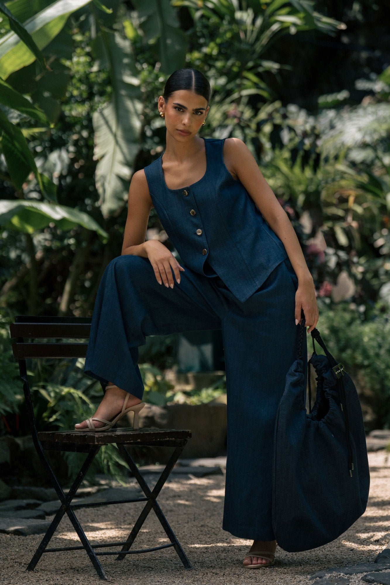 Calça Wide Leg