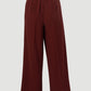 Calça culotte fluida com cintura elástica