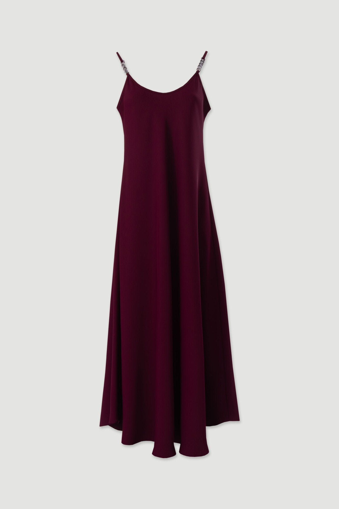 Vestido midi fluido de alças