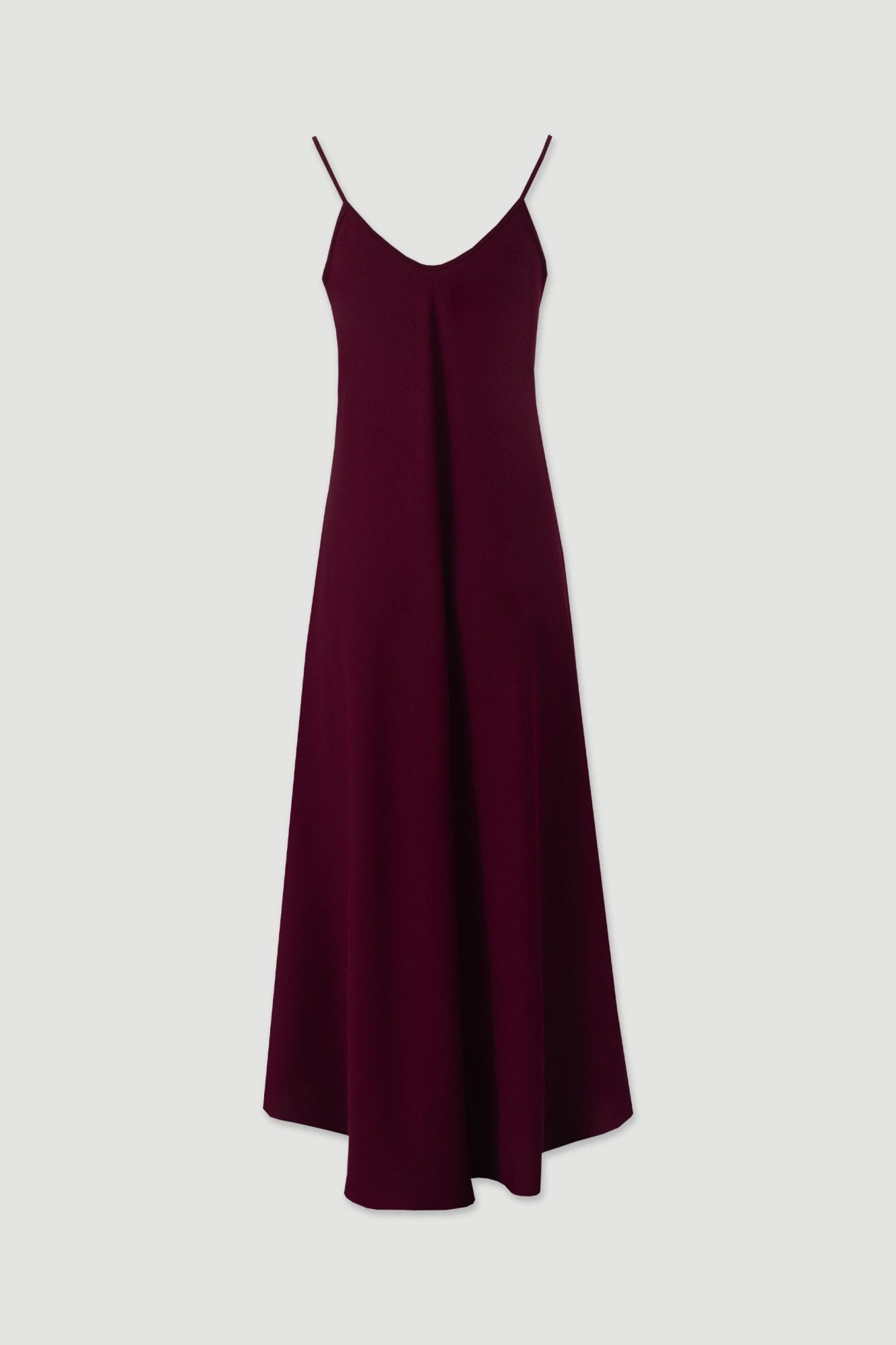 Vestido midi fluido de alças