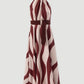 Vestido comprido com decote halter