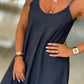 Vestido Comprido com Alças de Corrente