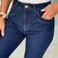 Jeans bootcut de cintura média