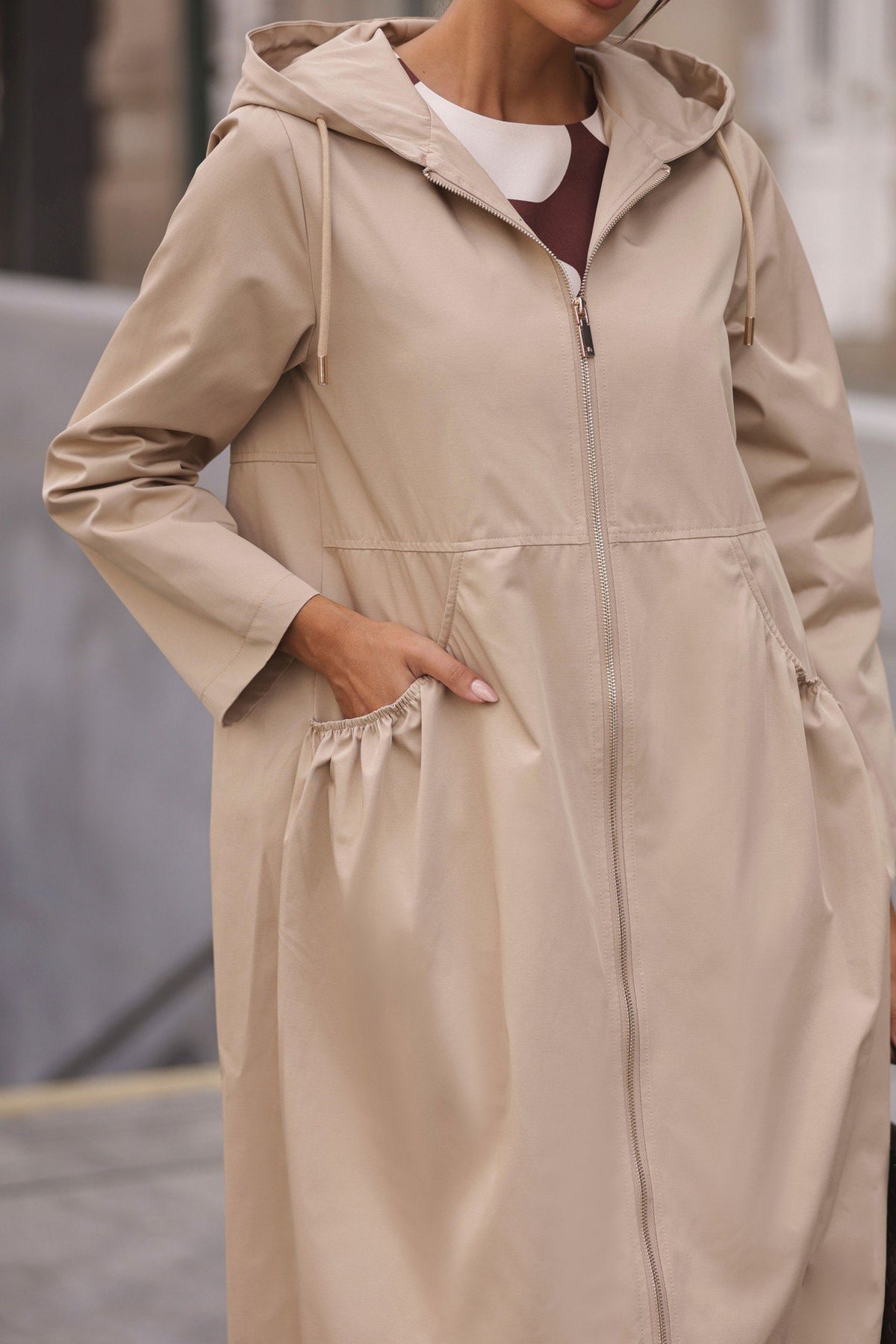 Parka Comprida com Capuz (+ cores)