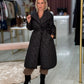 Parka comprida acolchoada com cinto (+ cores)