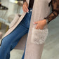 Colete com bolsos em Pelo (+ cores)